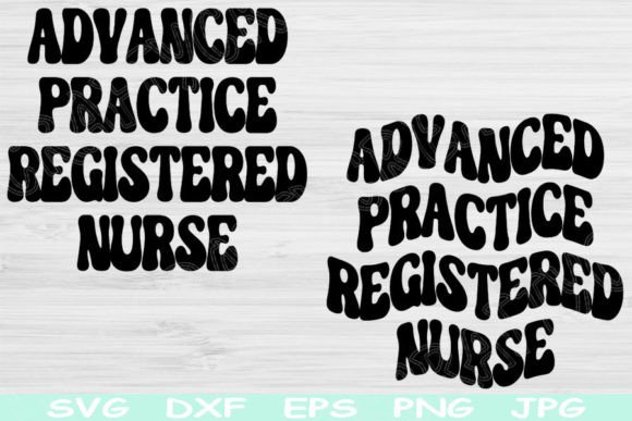 Advanced Practice Registered Nurse Svg for Crafts and Graphics