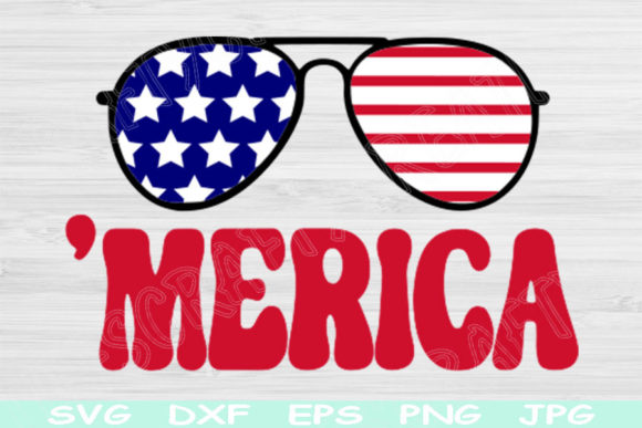 Merica Svg for 4th of July Crafts and Graphics