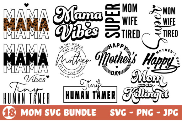 Mother s Day Svg Bundle for Crafts and Graphics