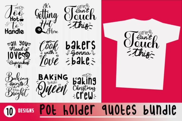 Pot Holder SVG Bundle for Crafts and Graphics