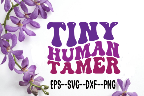 Tiny Human Tame New Wavy Retro Svg for Crafts and Graphics